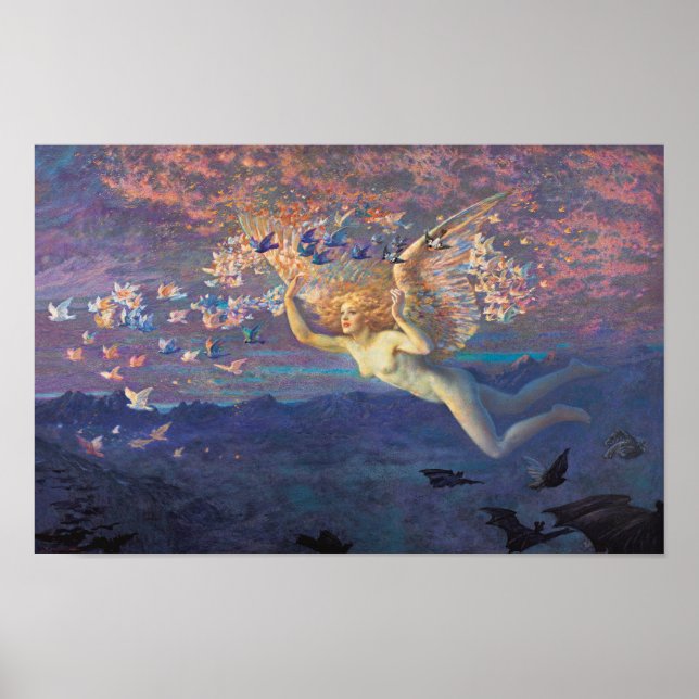 Poster Edward Robert Hughes Ailes du matin CC1055 (Devant)