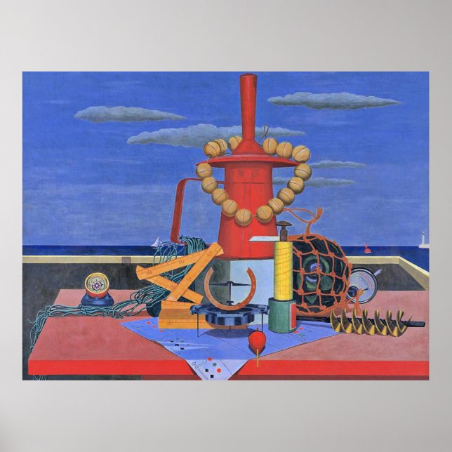 Poster Edward Wadsworth, Regalia, (Devant)