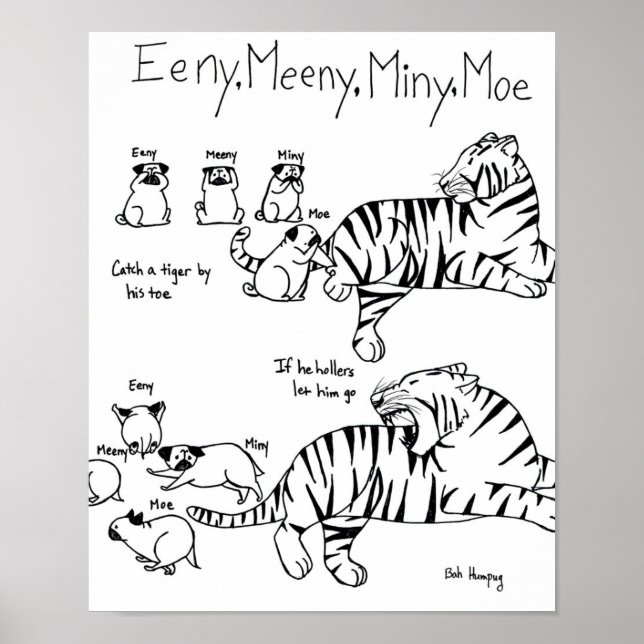 Poster Eeny Meeny Miny Moe (Devant)