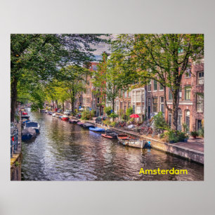 Poster Egalantiersgracht, Amsterdam, Pays-Bas