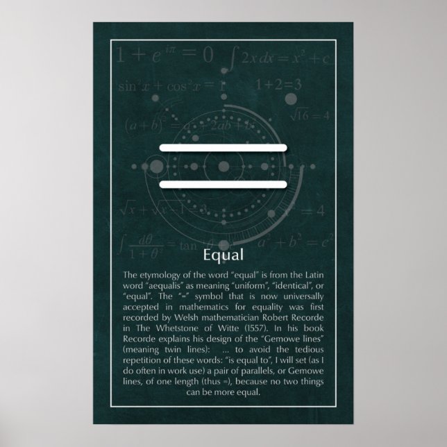 Poster Égalité (Devant)