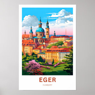 Poster Eger Hongrie Imprimer