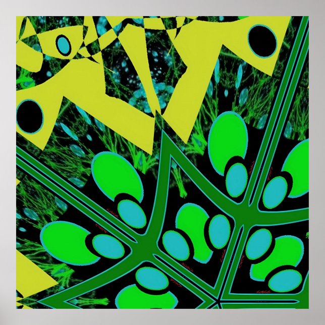 Poster Egg Theory IV - Ken Gage Abstract (Devant)