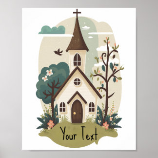 Poster Église