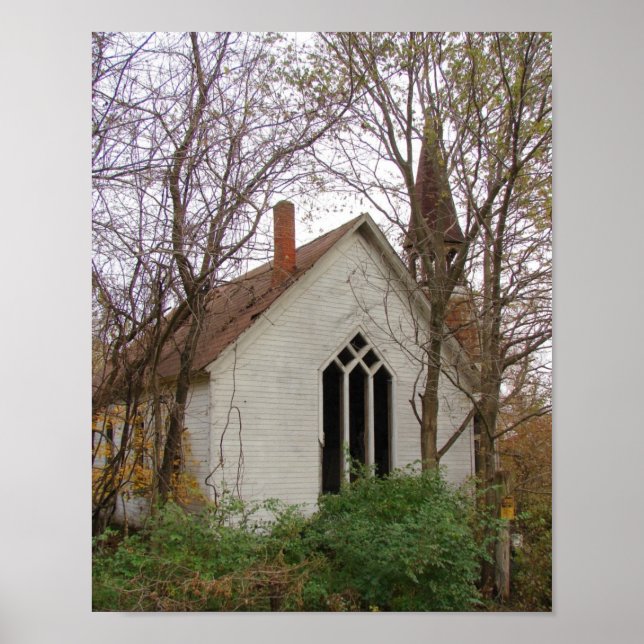 Poster Église abandonnée (Devant)