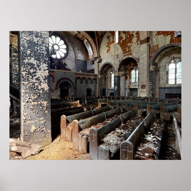 Poster Église abandonnée (Devant)