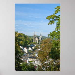 Poster église Apollinaris à Remagen, Allemagne
