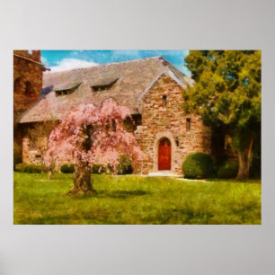 Poster Église - Ciel Créé
