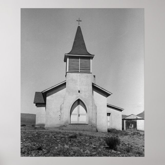 Poster Église de Cimarron (Devant)