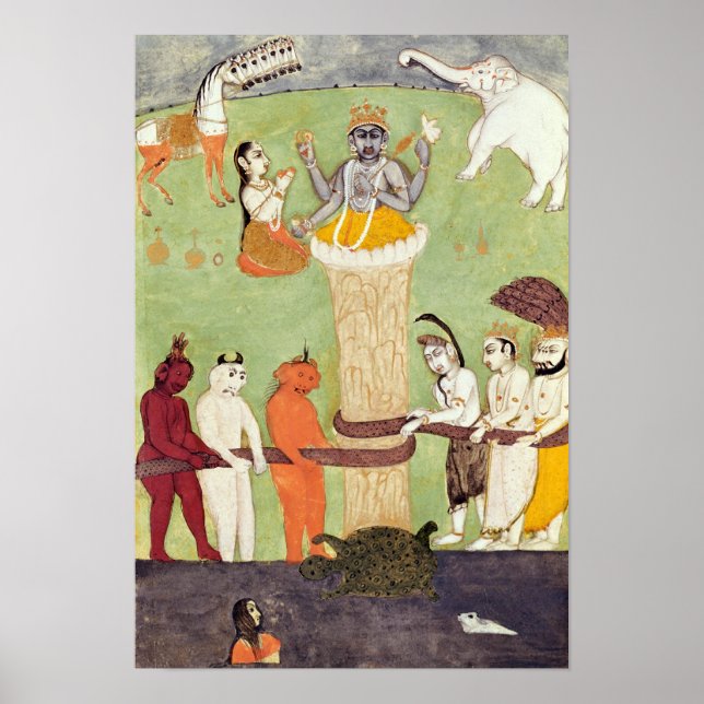 Poster Eglise de la Mer de Lait, 15ème-17ème siècle (Devant)