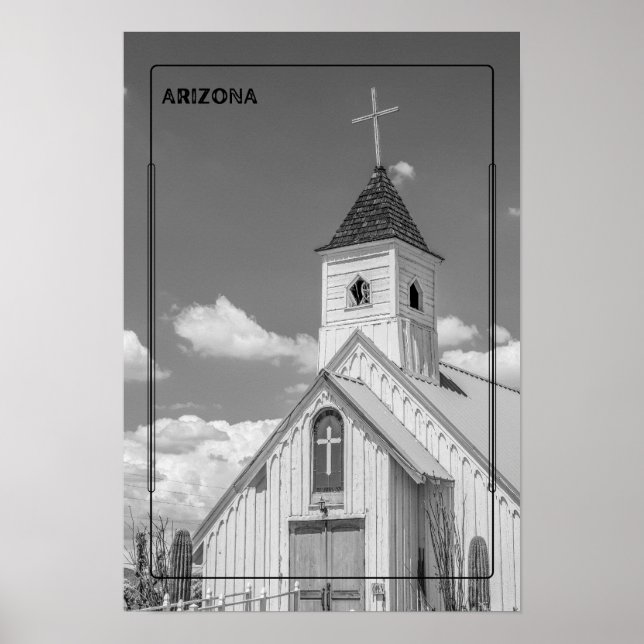 Poster Église de l'Arizona (Devant)