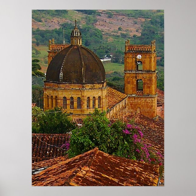 Poster Église de l'Immaculée Conception encadrée (Devant)