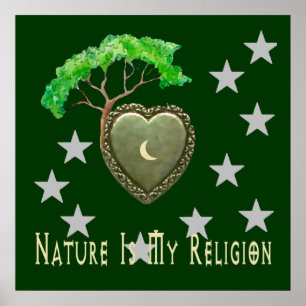 Poster Église de nature