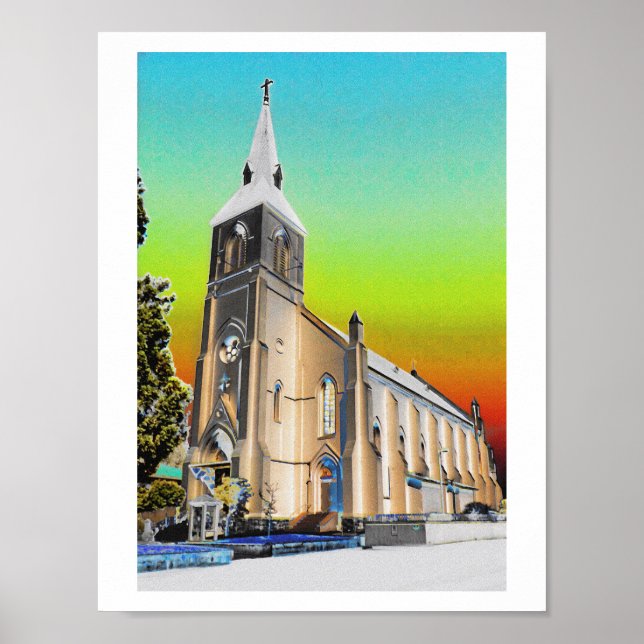 Poster Église de père Noël Cruz (Devant)