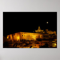 Église du Carmen la nuit - Mahon, Menorca, Espagne