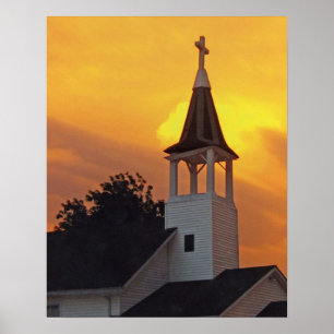 Poster Église du Pays