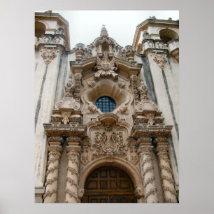 Poster église historique de San Diego