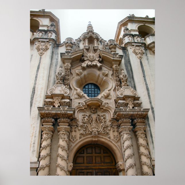 Poster église historique de san diego (Devant)