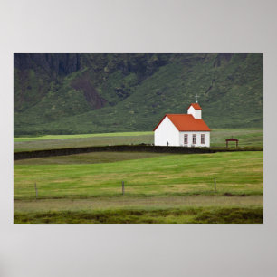 Poster Eglise luthérienne, Islande