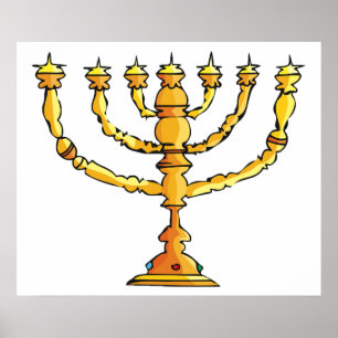 Poster Église Menorah