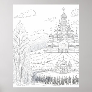 Poster Église orthodoxe