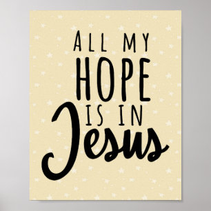 Poster Église Pépinière Mur Art Christian Nursery