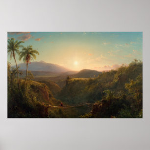 Poster Église Pichincha Frederic Edwin
