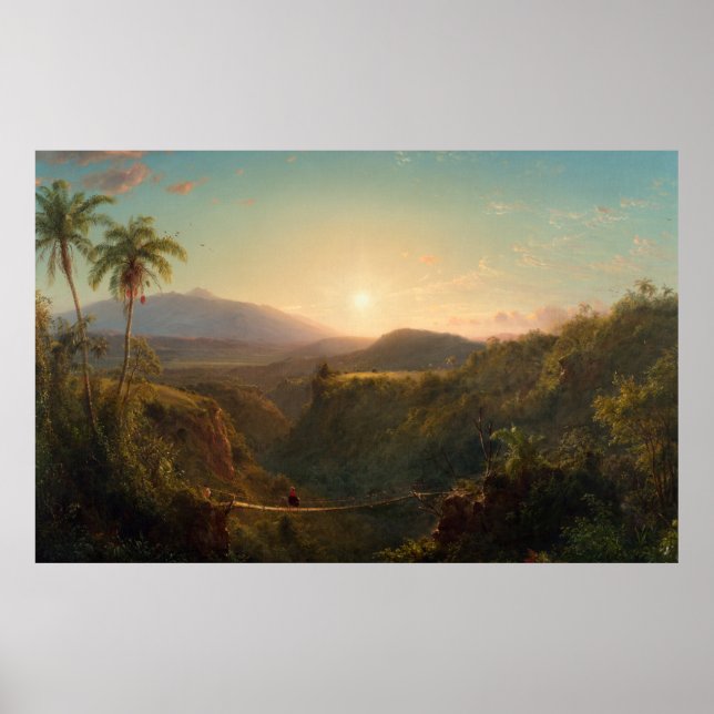 Poster Église Pichincha Frederic Edwin (Devant)