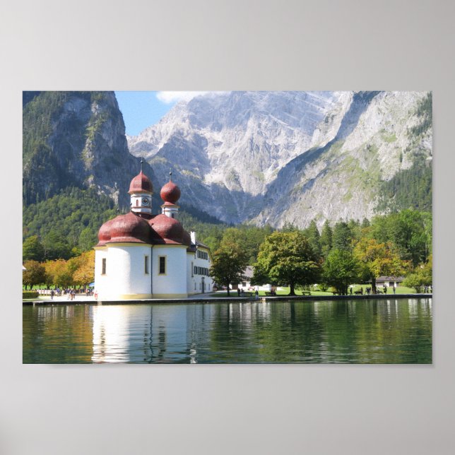 Poster Église Saint-Bartholomée de Königssee (Devant)