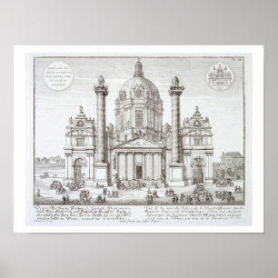 Poster Eglise Saint Charles Borromée (1538-84), Vienne,