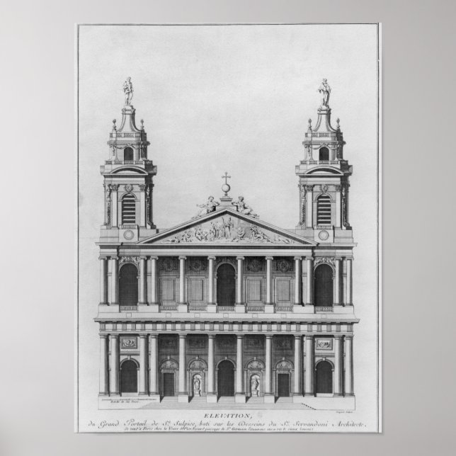 Poster Église Saint-Sulpice (Devant)