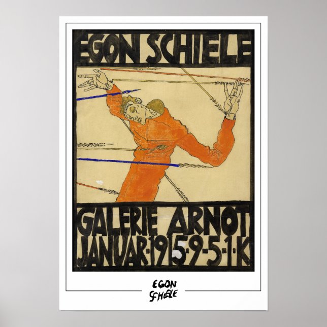 Poster Egon Schiele Art #231-2 (Devant)