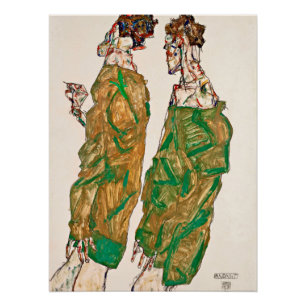 Poster Egon Schiele - Dévotion