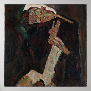 Poster Egon Schiele Le Lyriciste