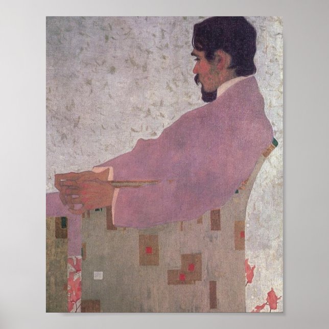 Poster Egon Schiele Portrait Du Peintre Anton Peschka (Devant)