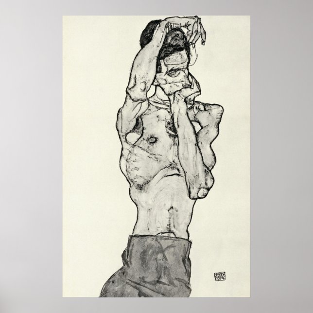 Poster Egon Schiele - Zeichnungen II (Devant)