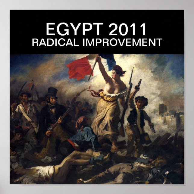 POSTER ÉGYPTE AMÉLIORATION RADICALE 2011 (Devant)