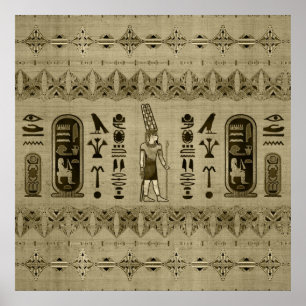 Poster Égypte Amun Ra - Amun Re Orament