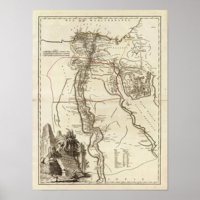 Poster Égypte ancienne (Devant)