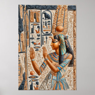 Poster Egypte ancienne, reine pharaonique Hatshepsut