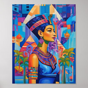 Poster Egypte en couleur, papier d'affiche de valeur (Mat