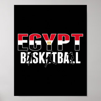 Poster Égypte Fans de basket-ball Jersey Fier Sport égypt