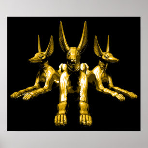 Poster Egyptian Jackals