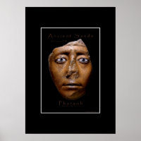 Poster égyptien Pharaon Face Art
