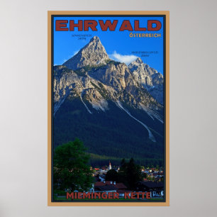 Poster Ehrwald, Autriche