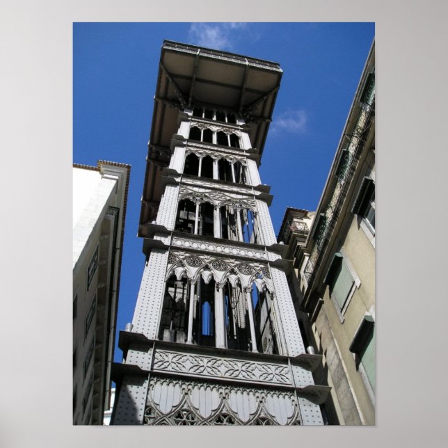 Poster Eiffel - Ascenseur Père Noël Justa/Elvador (Devant)