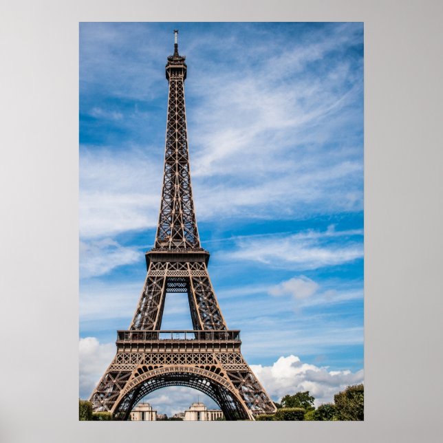 Poster eiffel tower in paris, the city of love (Devant)