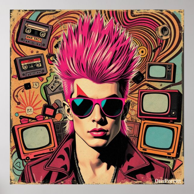 POSTER EIGHTIES (Devant)