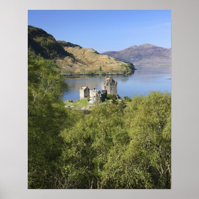 Poster Eilean Donan Castle, Écosse. La célèbre Eilean (Devant)