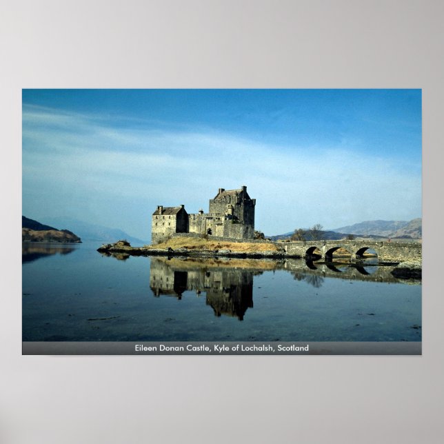 Poster Eileen Donan Castle, Kyle of Lochalsh, Écosse (Devant)